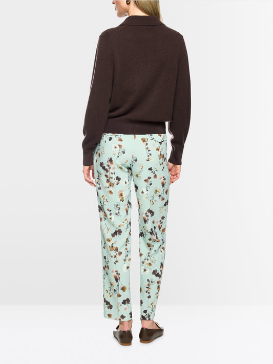 Marc Cain Brown V-Neck Cashmere Cardigan