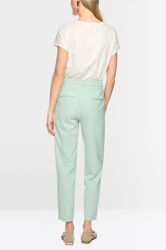 Marc Cain Off-White Organic Cotton T-Shirt with Floral Print
