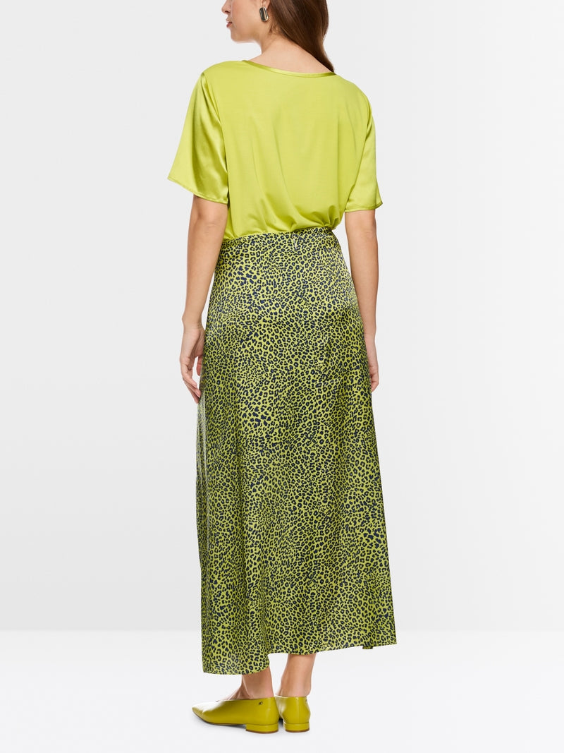 Marc Cain Green Short Sleeve Silk Jersey Top