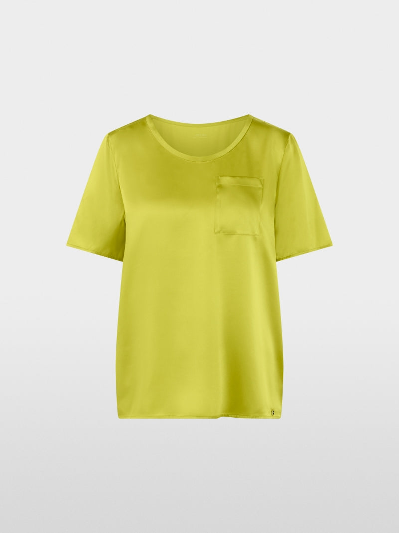 Marc Cain Green Short Sleeve Silk Jersey Top