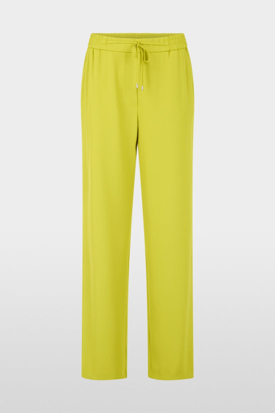 Marc Cain Apple Green Washington Wide Leg Pull-On Trousers