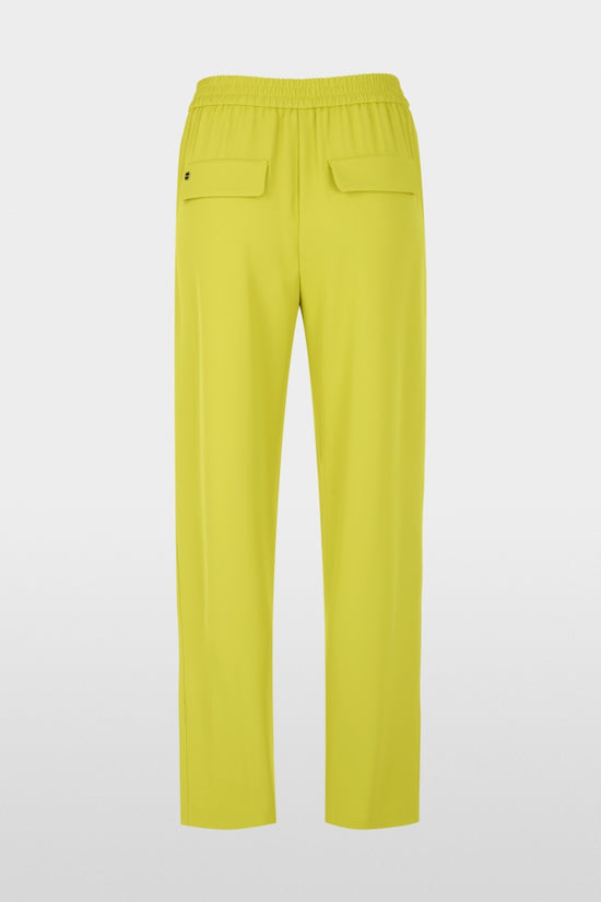 Marc Cain Apple Green Washington Wide Leg Pull-On Trousers