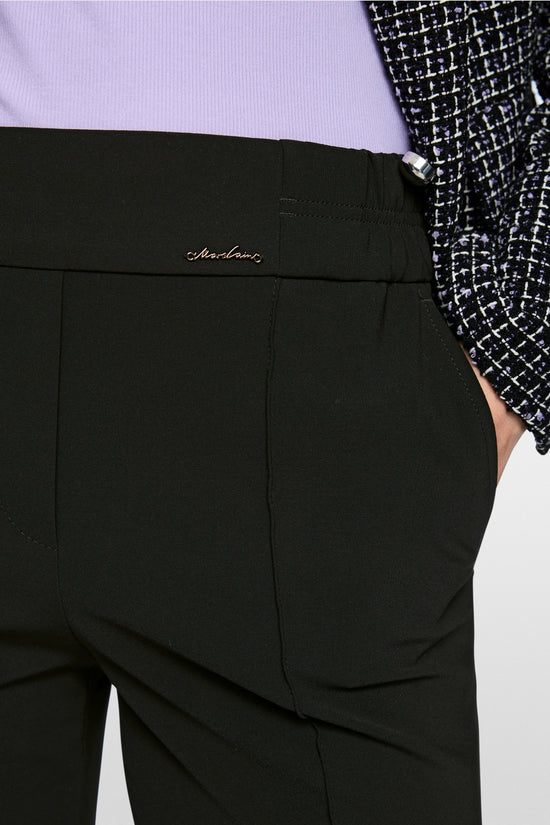 Marc Cain Black Washington Wide Fit Pull-On Trousers
