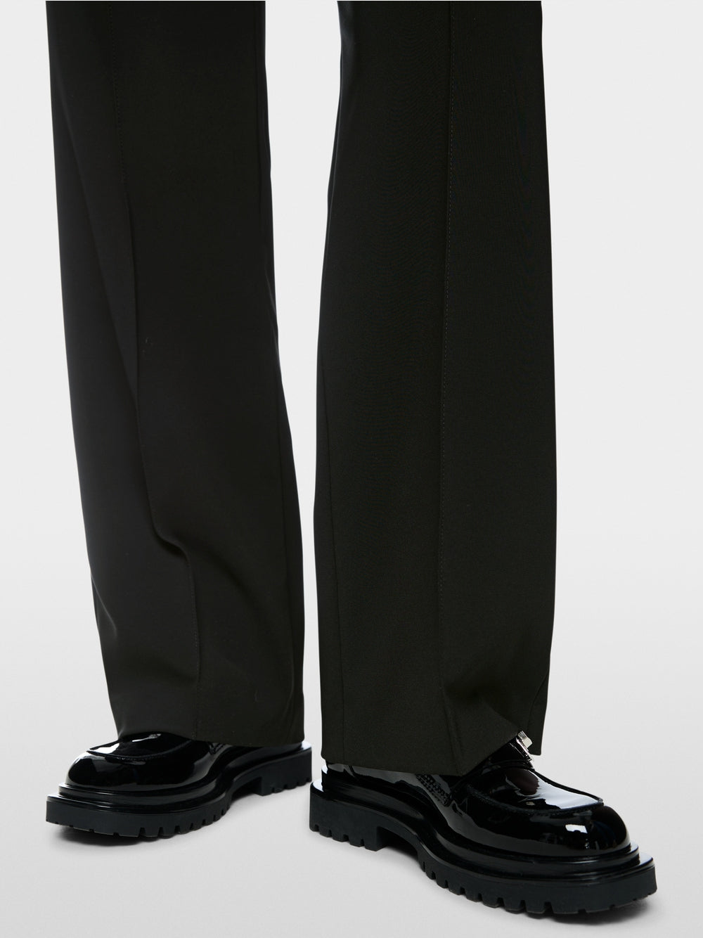 Marc Cain Black Washington Wide Fit Pull-On Trousers