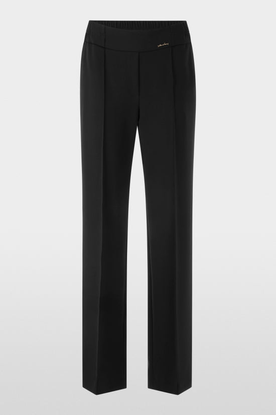 Marc Cain Black Washington Wide Fit Pull-On Trousers