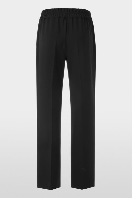 Marc Cain Black Washington Wide Fit Pull-On Trousers