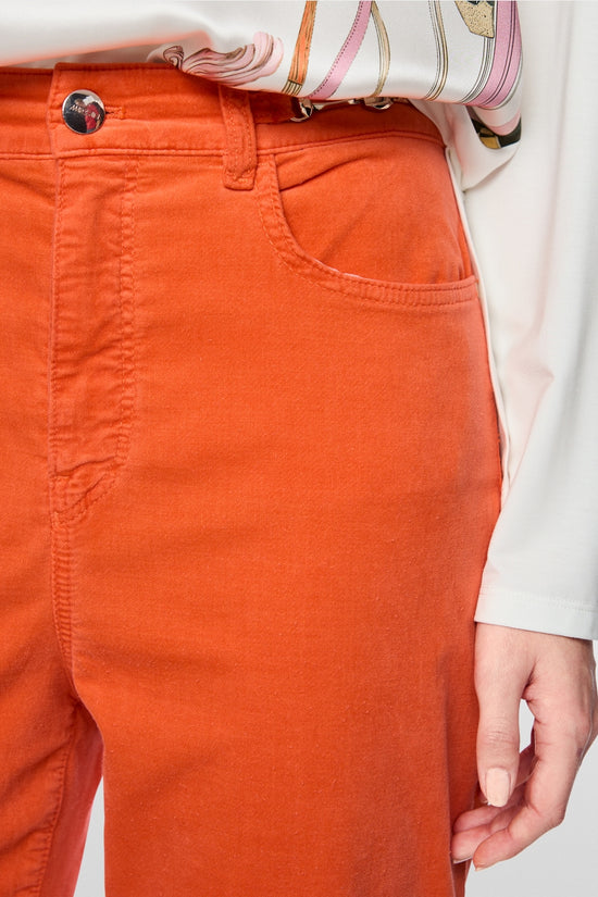 Marc Cain Tigerlily FEURA Velvet Trousers