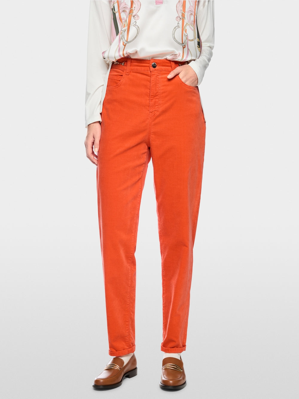 Marc Cain Tigerlily FEURA Velvet Trousers