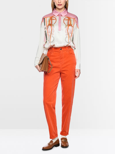 Marc Cain Tigerlily FEURA Velvet Trousers BC81.52 W48
