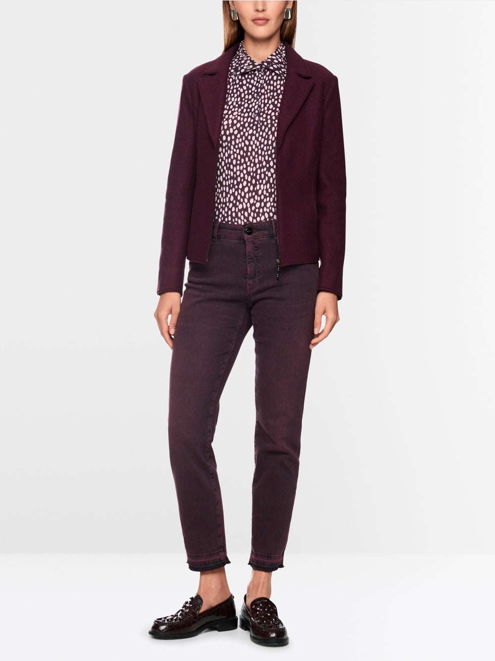 Marc Cain Wine SILEA Slim-Fit Jeans