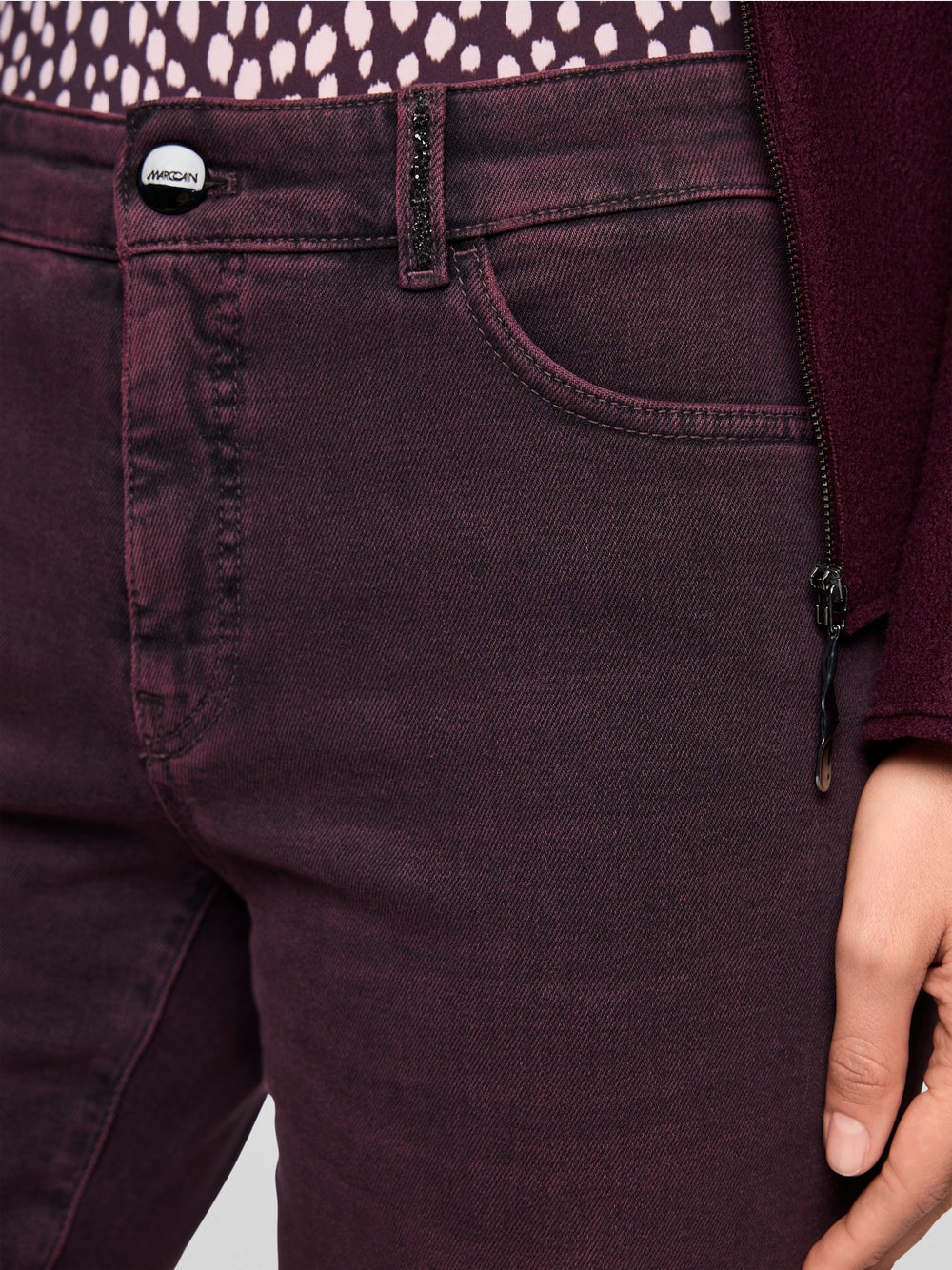 Marc Cain Wine SILEA Slim-Fit Jeans