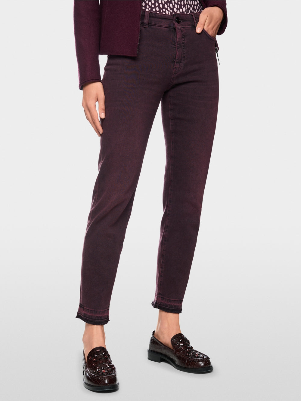 Marc Cain Wine SILEA Slim-Fit Jeans