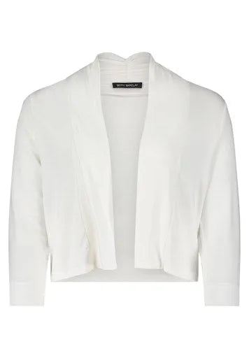 Betty Barclay white short open cardigan 2466 1820