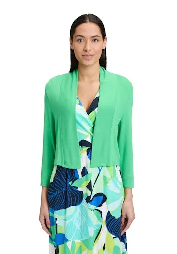 Betty Barclay green short open cardigan 2466 1820