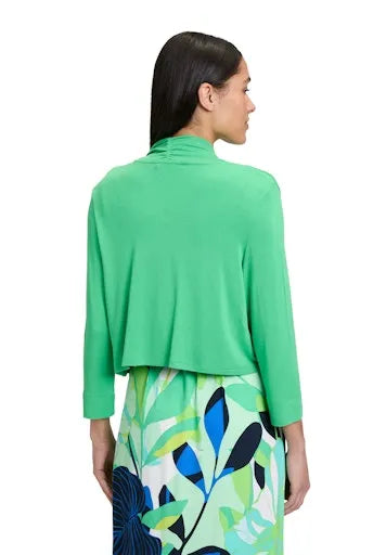 Betty Barclay green short open cardigan 2466 1820