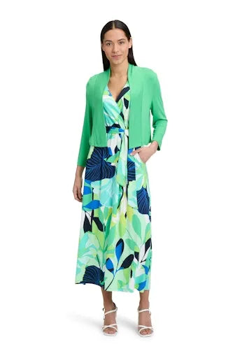 Betty Barclay green short open cardigan 2466 1820