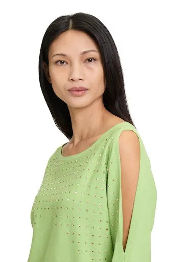 Betty Barclay square stud detail sweater 5238 1191
