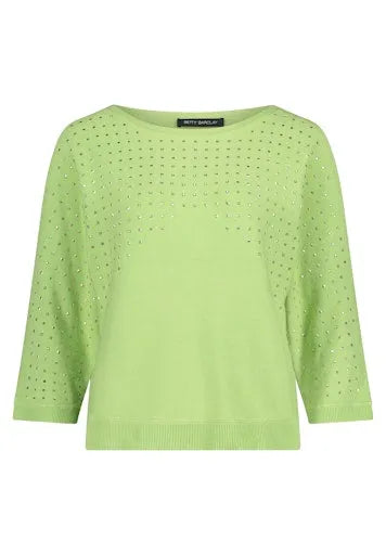 Betty Barclay square stud detail sweater 5238 1191