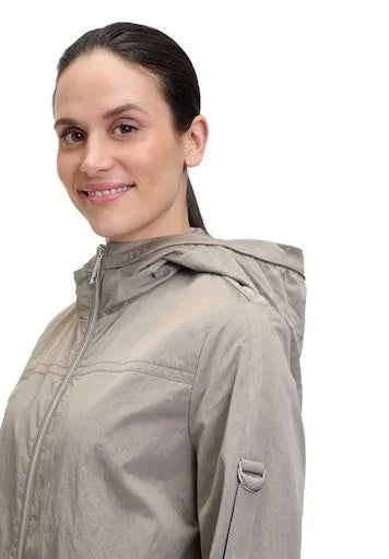 Betty Barclay tie waist outdoor jacket