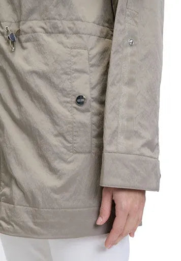 Betty Barclay tie waist outdoor jacket