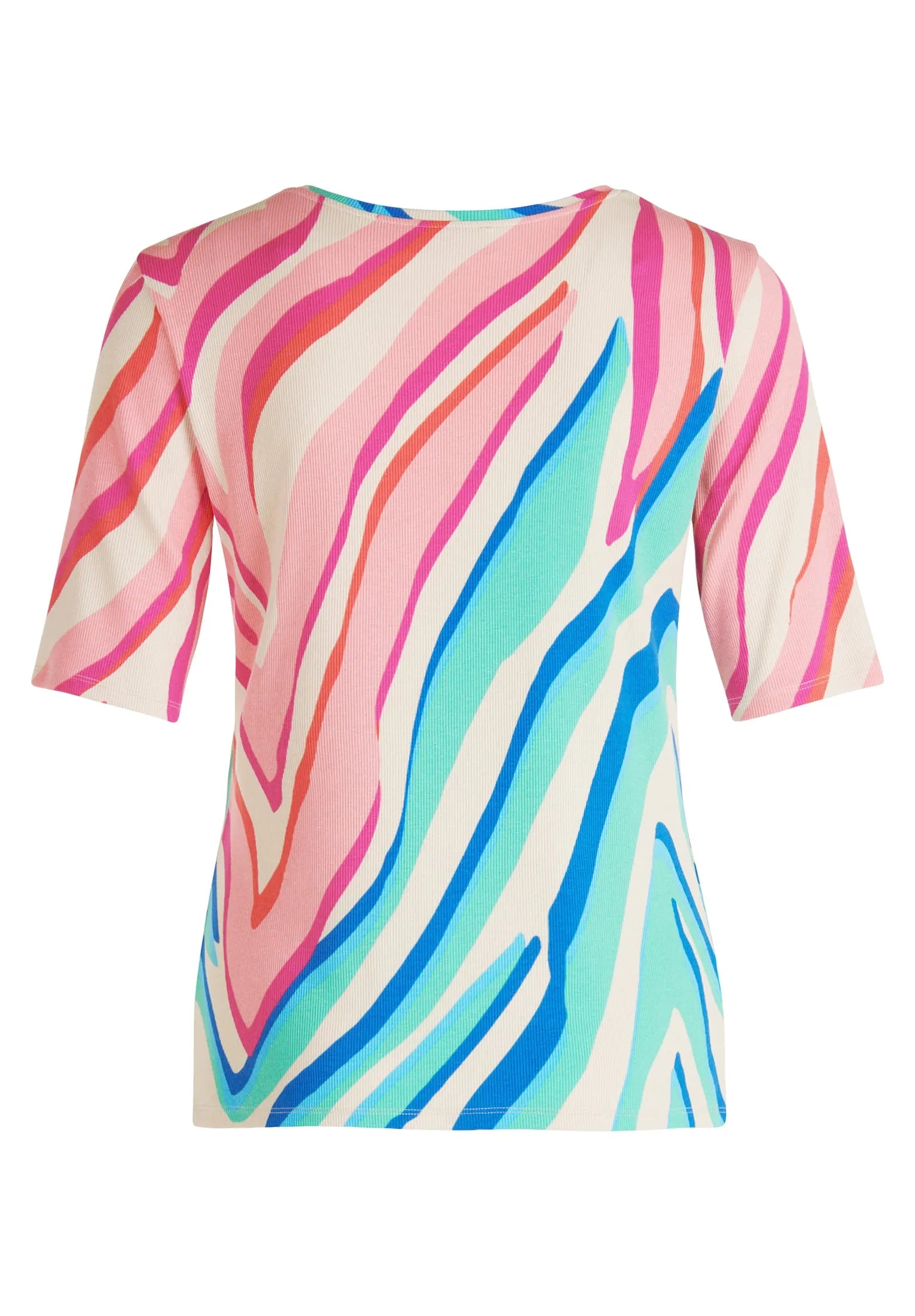 Betty Barclay short sleeve patterned t-shirt 2266 8098