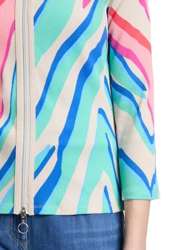 Betty Barclay zipped cardigan 2267 8098