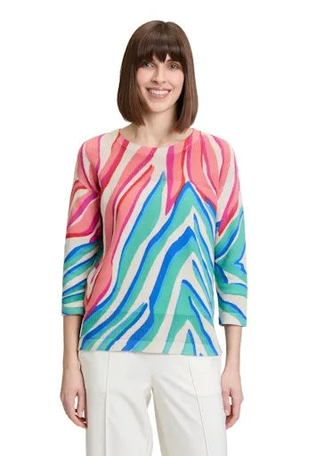 Betty Barclay patterned sweater 5166 8112