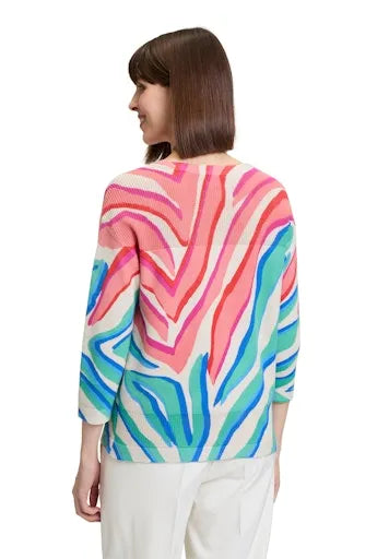 Betty Barclay patterned sweater 5166 8112