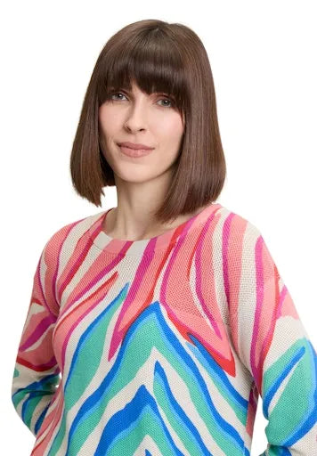 Betty Barclay patterned sweater 5166 8112