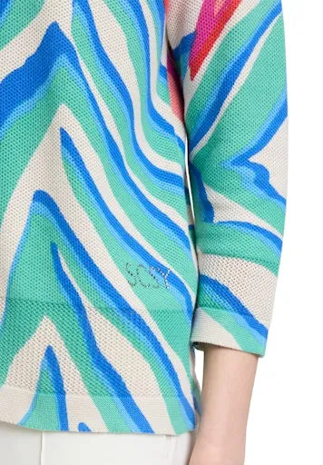 Betty Barclay patterned sweater 5166 8112