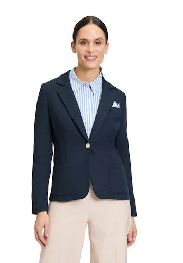 Betty Barclay stripe handkerchief jacket