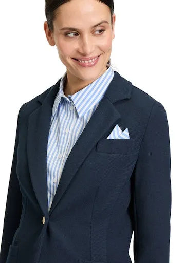 Betty Barclay stripe handkerchief jacket