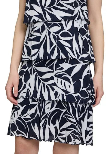 Betty Barclay blue short tiered dress 1703 1255