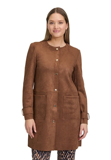 Betty Barclay faux suede long jacket 4604 1178