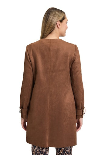 Betty Barclay faux suede long jacket 4604 1178