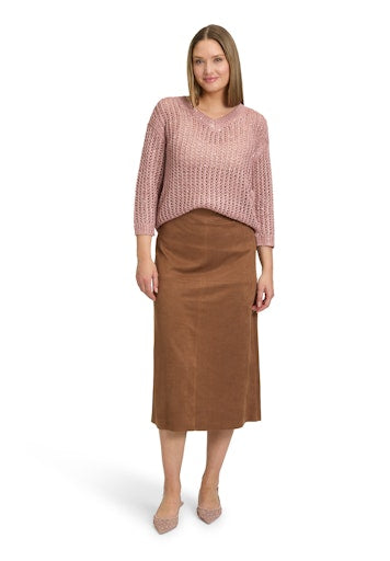 Betty Barclay faux suede skirt 9454 1673