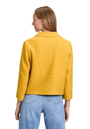 Betty Barclay Lightweight Boiled Wool Jacket in Autumn Gold 4615 1802