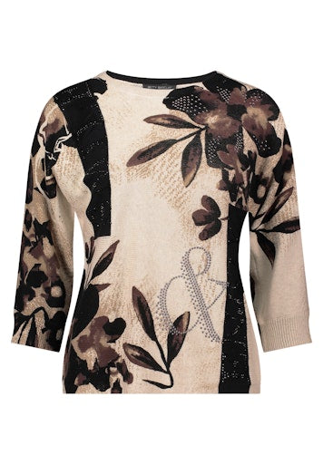 Betty Barclay floral print sweater 5296 1559