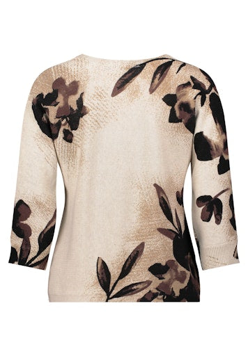 Betty Barclay floral print sweater 5296 1559
