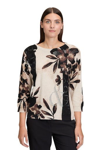 Betty Barclay floral print sweater 5296 1559