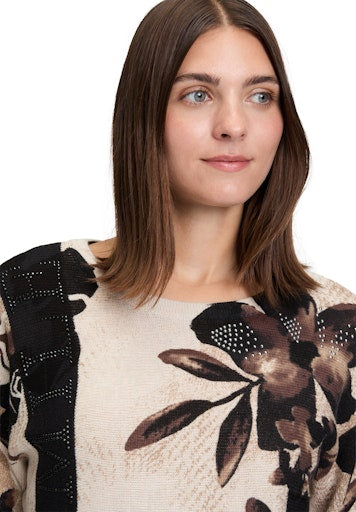 Betty Barclay floral print sweater 5296 1559