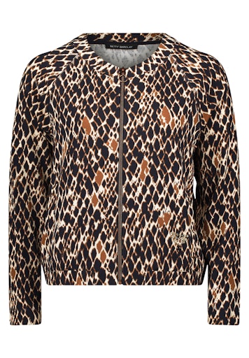 Betty Barclay animal print zip top 2638 1431