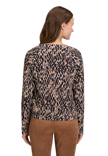 Betty Barclay animal print zip top 2638 1431