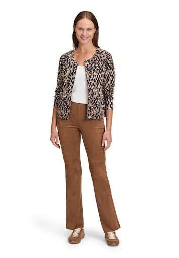 Betty Barclay animal print zip top 2638 1431