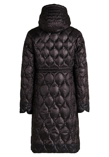 Betty Barclay black outdoor jacket with detachable hood