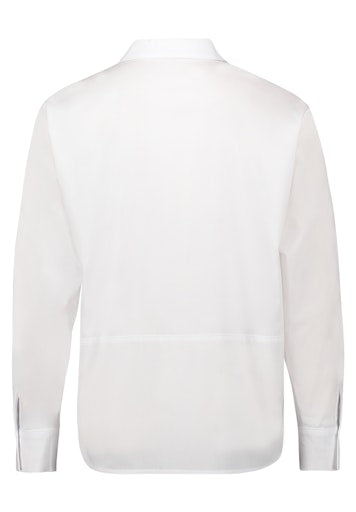 Betty Barclay White Shirt with Rhinestone Detail Casual Fit Button-Down, Long Sleeve 80159555