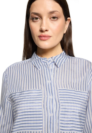 Betty Barclay Blue & White Striped Shirt