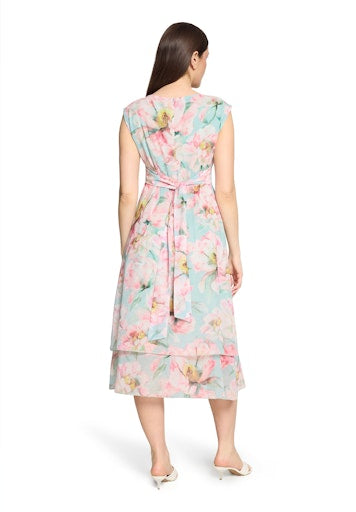 Betty Barclay Mint Floral Print Figure Skimming Midi Dress 18431844