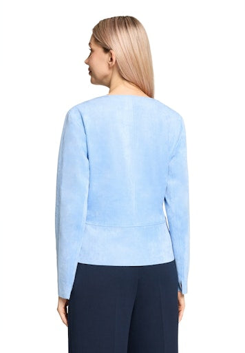 Betty Barclay Azure Faux Suede Round Neck Jacket 47031673