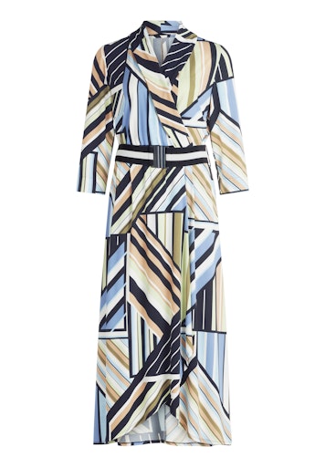 Betty Barclay Black & Green Midi Dress